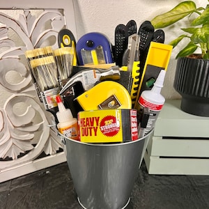 First Time Home Owner Handy Man House Warming Gift Basket Gift For Men