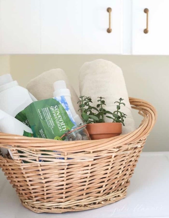 House Warming Laundry Gift Basket Etsy