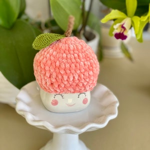 Caneca de marshmallow com chapéu de pêssego, caneca não incluída