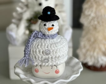 Marshmallow Becher Mütze Schneemann (Becher nicht enthalten)