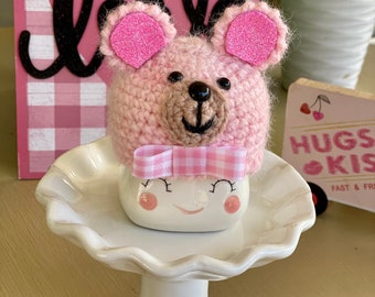 Sombrero de taza de malvavisco para San Valentín (taza no incluida)
