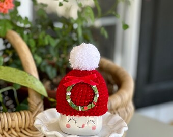 Marshmallow Mug Hat Weihnachtsverzierung (Becher nicht enthalten)