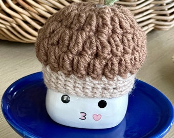 Caneca de malvavisco chapéu bolota
