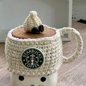 Caneca de marshmallow com tampa de caneca de café com creme (caneca não incluída)