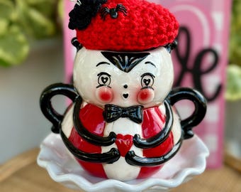 Hat for , topper Valentine’s Day Decor - Johanna Parker (mug not include)