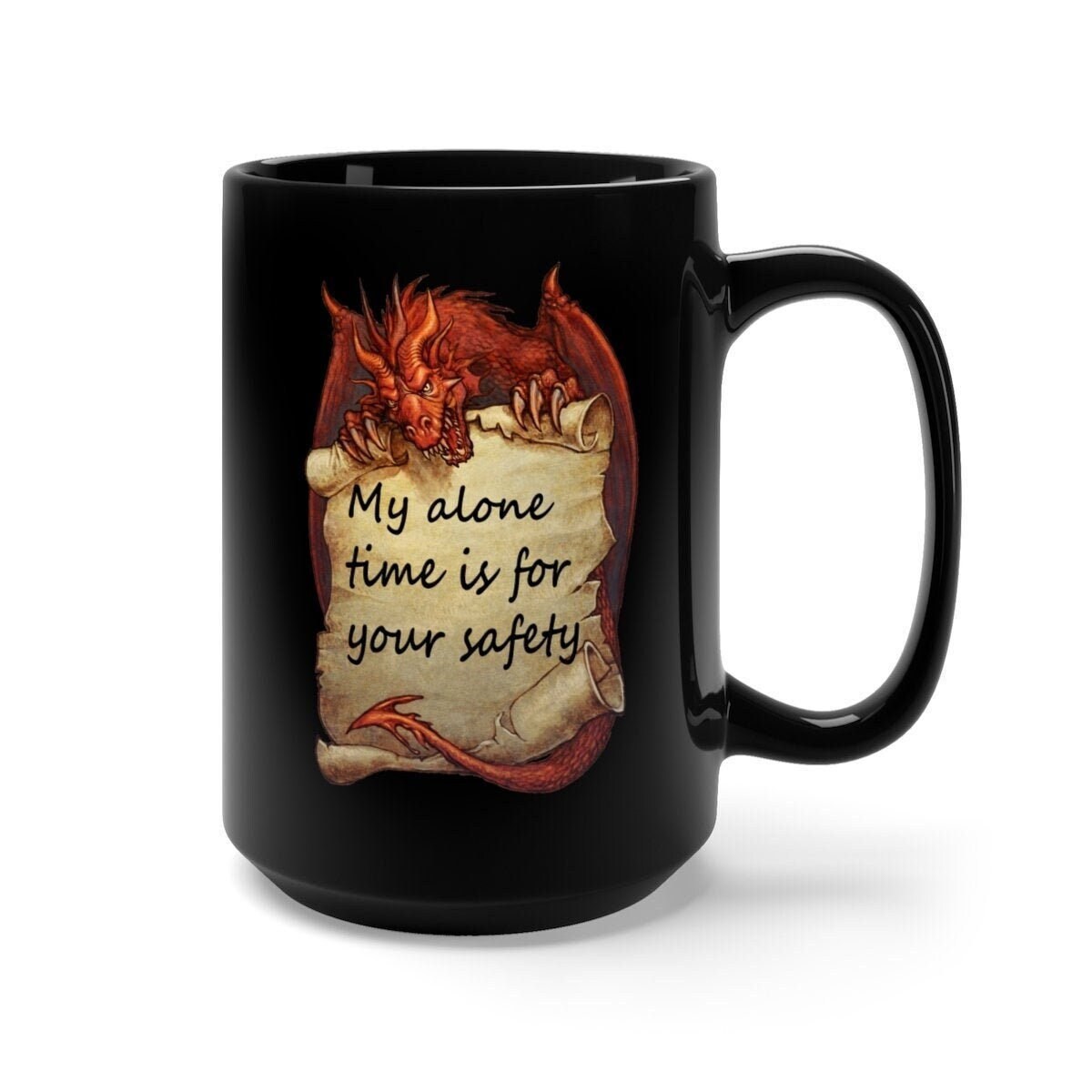 Dragon Coffee Mug Dnd Mug Dragon Dragon Wings Dragon Mug - Etsy
