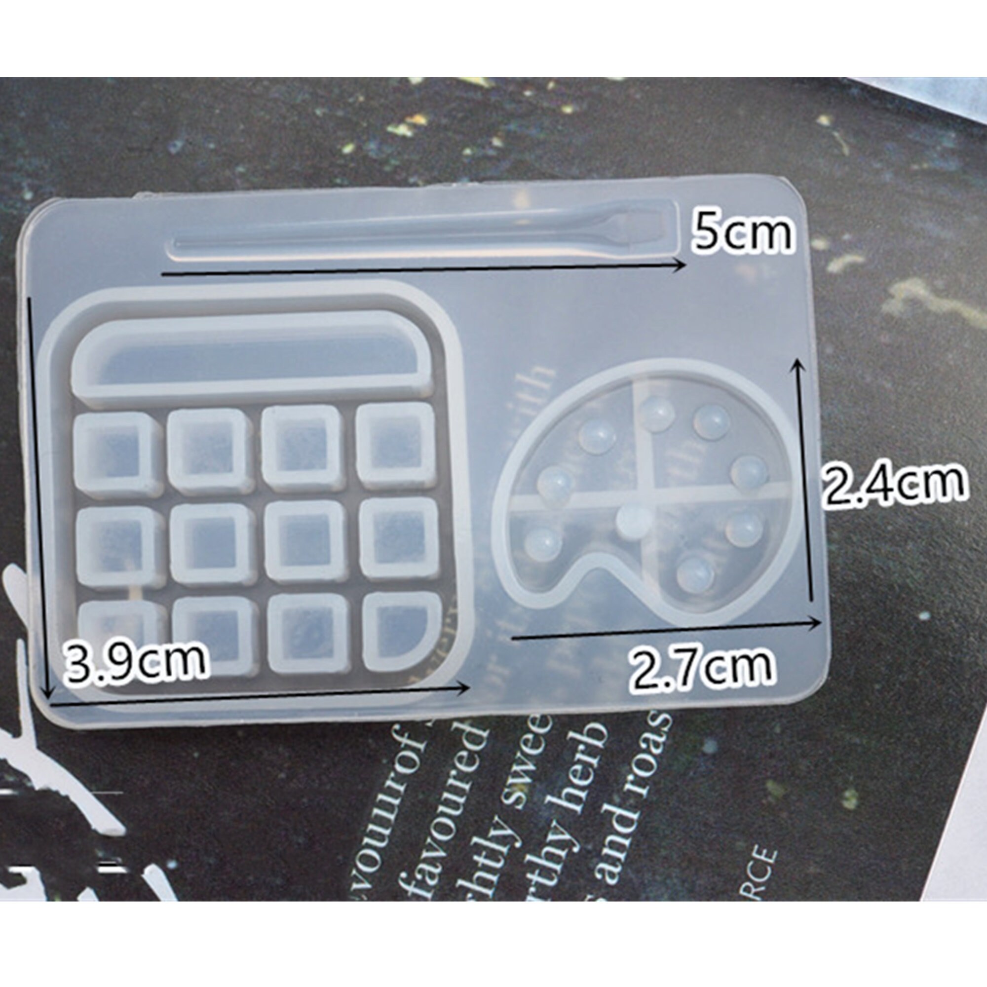 Paint Tray Mold Brush Mold Painting Paint Box Mold Silicone Etsy