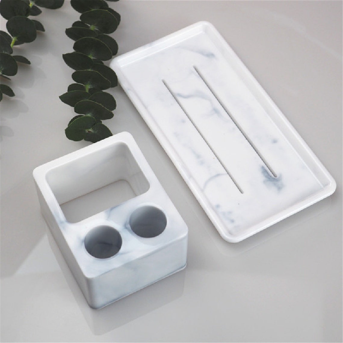 Toothbrush Toothpaste Insert Box Mold Mouthwash Coaster Mold Etsy