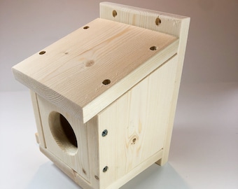 DIY Birdhouse Kit: Paintable Real Wood, Kids Craft Project