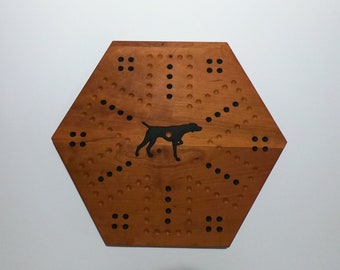 Double Sided Wahoo Game Board: 4 or 6 Player, Classic Marble Game