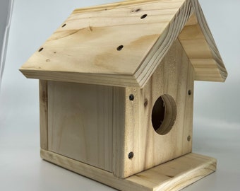 DIY Birdhouse Kit - Cedar wood, Interactive DIY Kit For Kids, Craft Kit With Instructions, Birdhouse Building Kit For Children