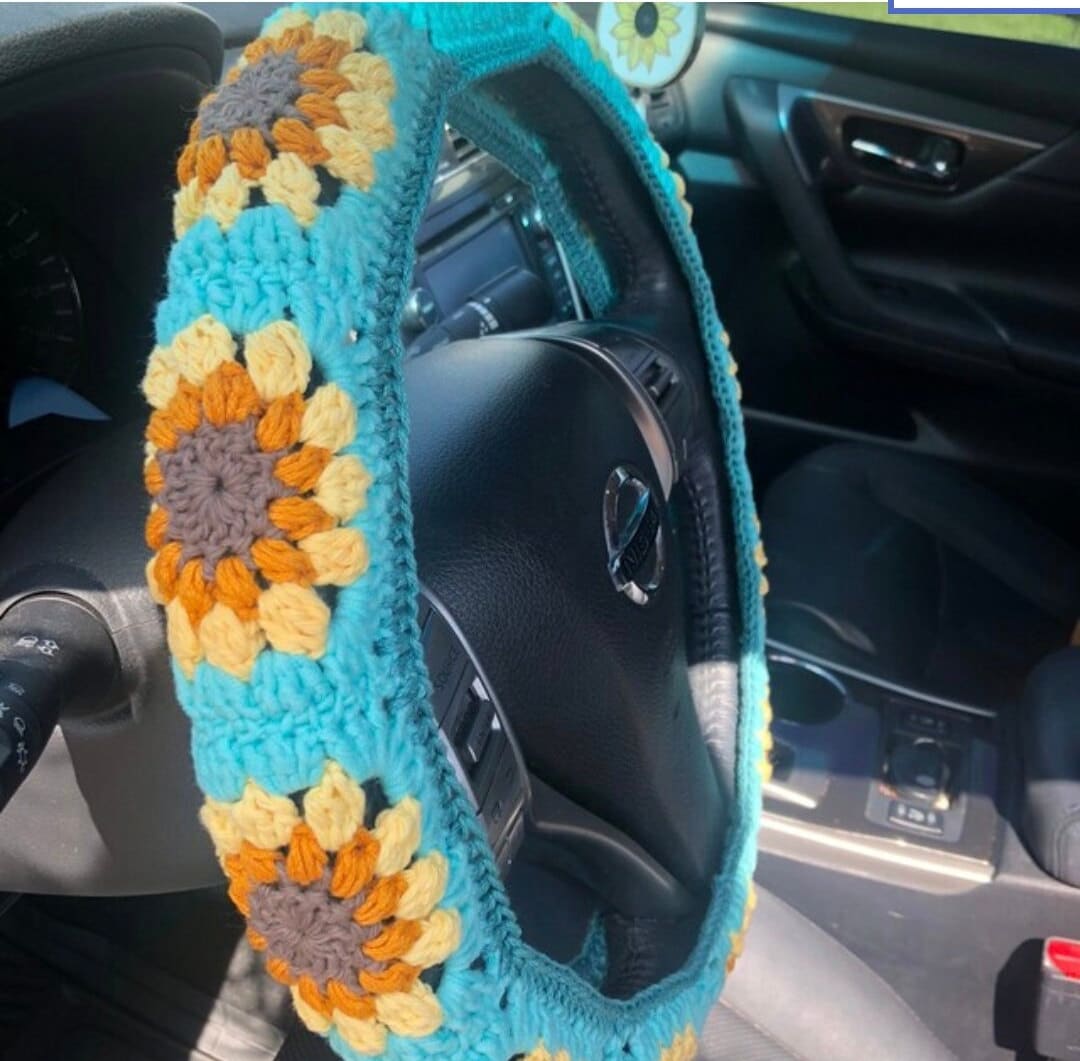 Made to order crochet steering wheel covers