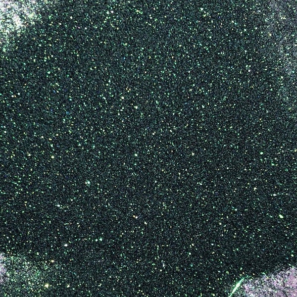 Enchanted Forest/Deep forest Green Glitter