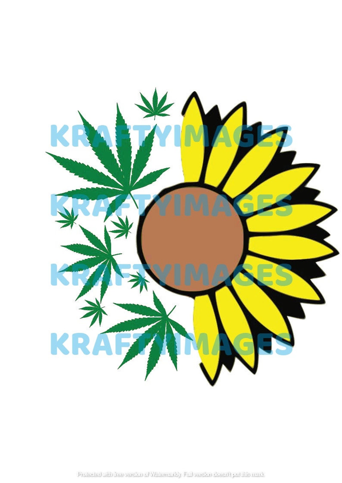 Free Free 84 Sunflower Pot Leaf Svg SVG PNG EPS DXF File