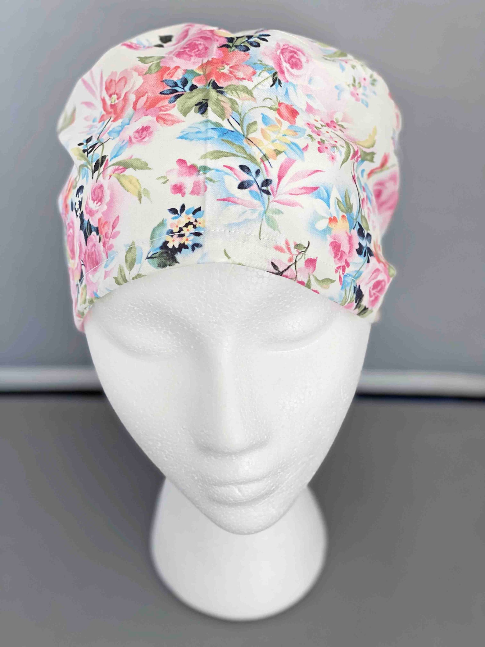 Embroidered Ponytail Scrub Cap for Women, Monogram Scrub Cap, Hair