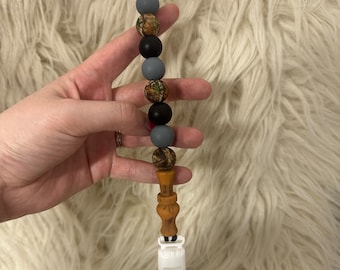 Duck Call Pacifier Clip, Duck Call Paci Clip, Paci Clip for Little Hunters, Pacifier Clip for Baby Girl Duck, Duck Call Baby Girl, Pink Camo
