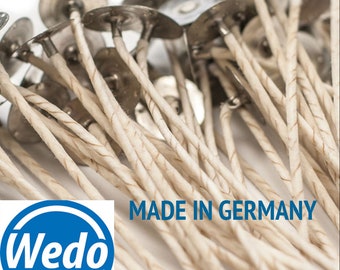 Candle Wicks Pre-waxed Stabilo Brand Wedo Germany 25 pcs