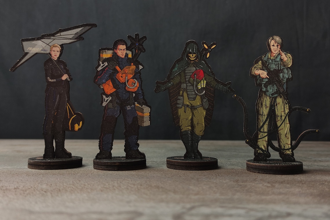 Death Stranding Inspired Wooden Figure Standee Sam Higgs - Etsy