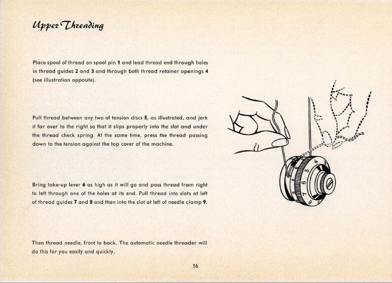 Pfaff 260 Sewing Machine Owners Manual Digital Download Etsy