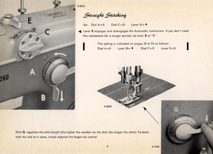 Pfaff 260 Sewing Machine Owners Manual Digital Download Etsy