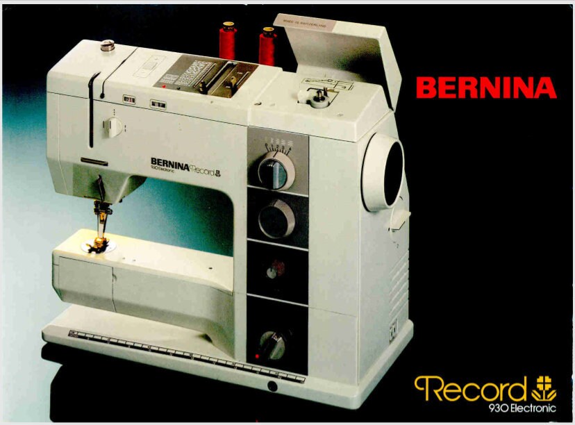Bernina 930 Record Electronic Sewing Machine Owners Manual Etsy Canada