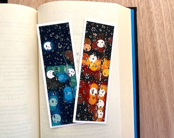 Pluie de minuit et lever de soleil orageux | Marque-page d'art imprimé