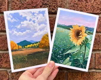 Art Print Greeting Cards (assorted styles, envelopes included)