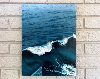 Crashing Wave | Original oil painting on canvas