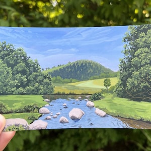 Cartão postal artístico: Glendalough Stream