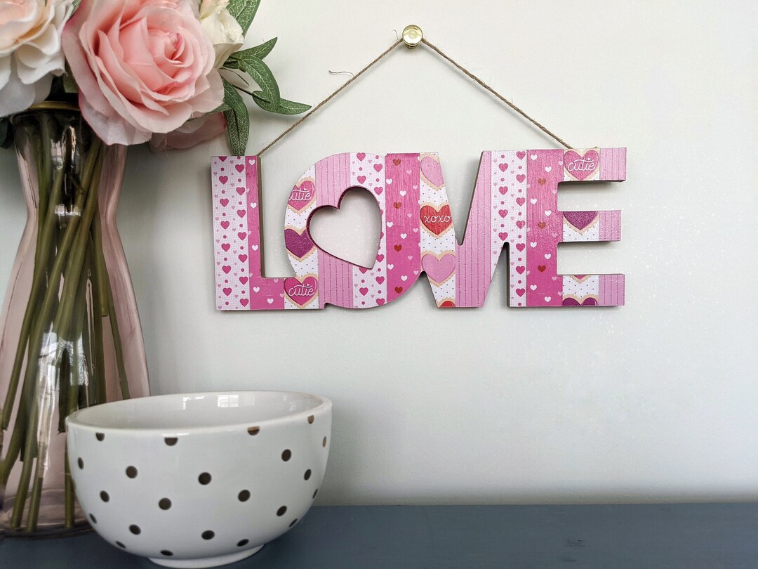 Valentine Wall Decor Etsy