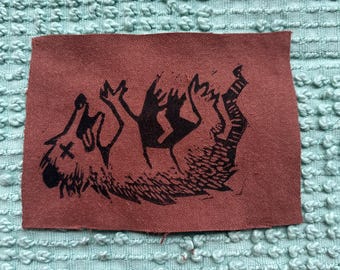 opossum lino patches