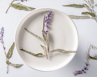Purple Pressed Flowers: Dried Flower Stems, Resin Crafts (12 pcs)