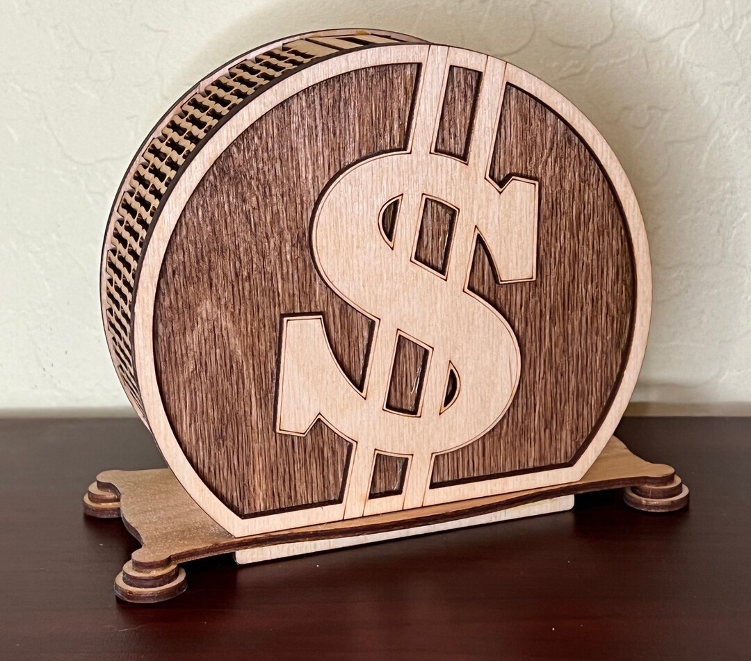 Handcrafted Baltic Birch Piggy Bank: Bitcoin Savings - Etsy