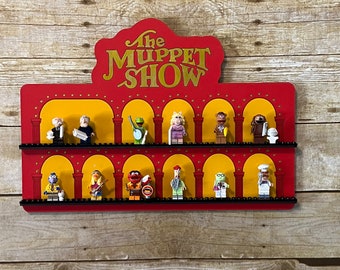 Handmade Mini Figure The Muppet Show Stage Display - Holds 24 Mini Figs (16x11.25)