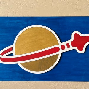 Lego Space Logo Sign