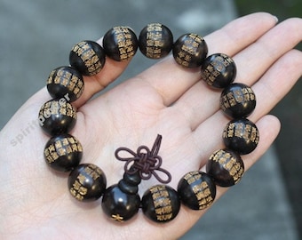 仏教ブレスレット チベットの8つの幸運のシンボルジュエリー - Etsy 日本