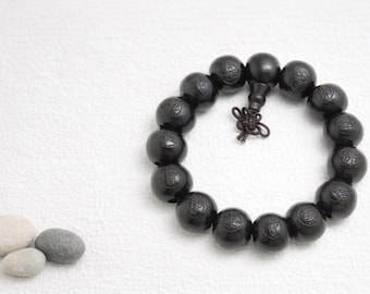 Handmade 108 Rudraksha Mala · Meditation Beads with Consecration Card & Colorful Pouch