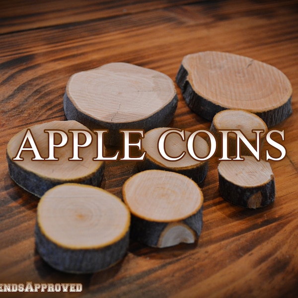Apple chew coins, treats for small pets, apple coins, chinchilla, rabbit, degu, hamster, gerbil, rat, bird