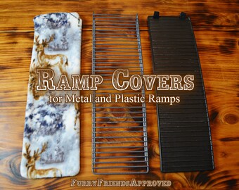 Fleece ramp covers, critter nation, ferret nation, chinchilla, ferret, anti-pill fleece, washable