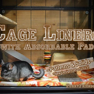 Fleece cage liners, with absorbable pad, critter nation, ferret nation, chinchilla, ferret, small animal, anti pill, washable