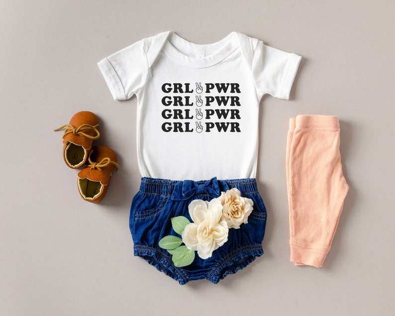 Girl Power Baby Onesie® Feminist Baby Girl Onesie® Baby Etsy