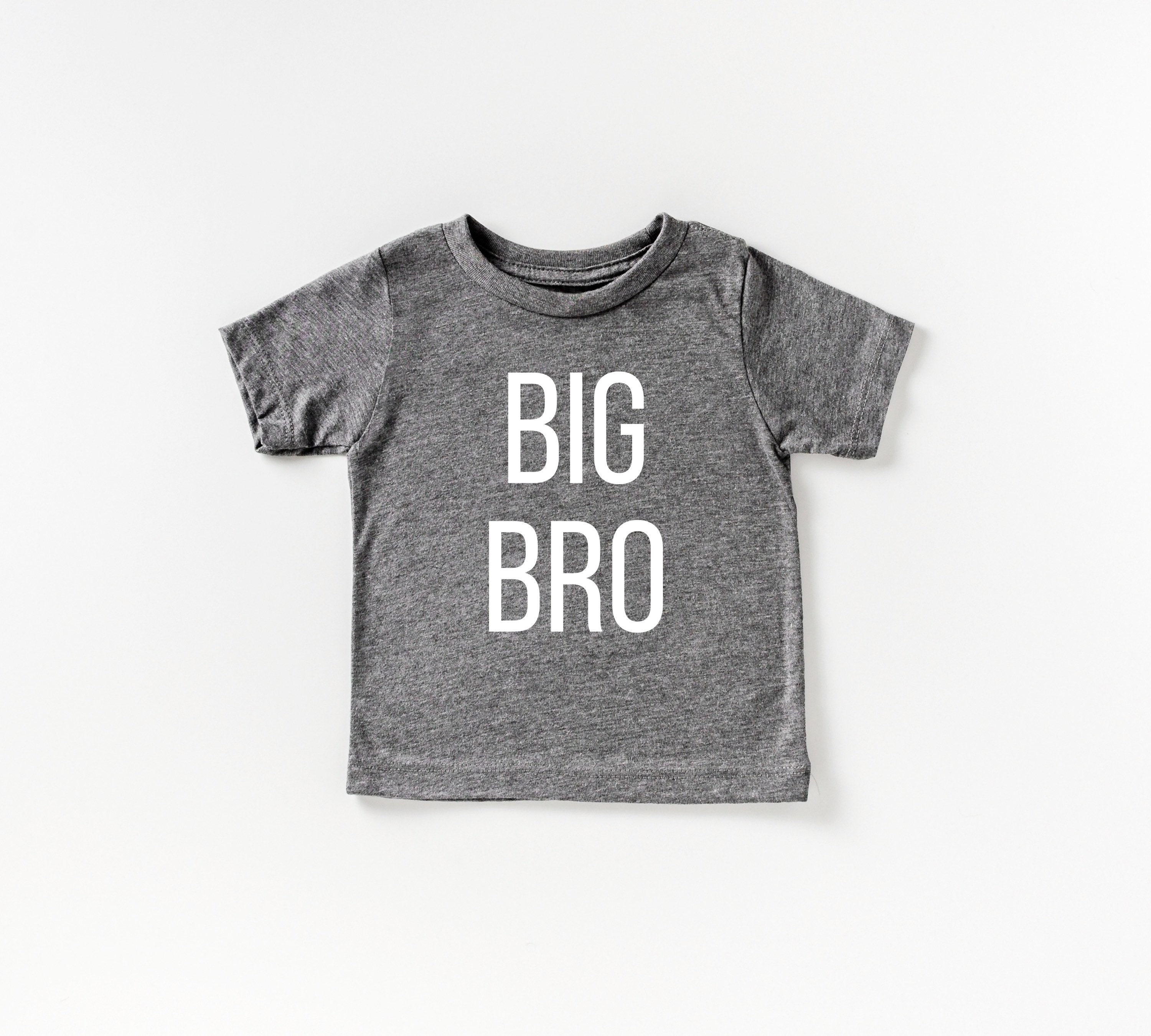 Big Bro Toddler Boy Shirt Sibling Toddler TShirt Modern | Etsy