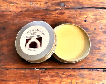 Doggie nose and paw balm, lickable lotion for your dog, rough dry noses and paws, fall/winter nose and paw butter, dog paw relief, natural