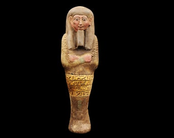 XXXL_RARE Antique Egyptian Stone Ushabti (Shabti) Funerary Statue Figure..ANCIENT EGYPT
