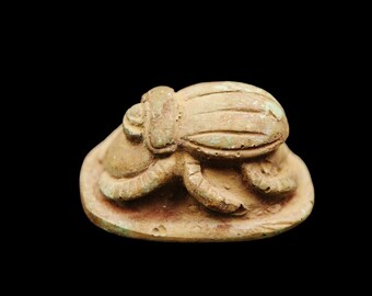 Antique Egyptian Stone Scarab Beetle Amulet Figurine...ONE OF A KIND
