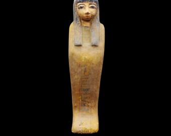Authentic Antique Egyptian WOOD Ushabti (Shabti) Statue Figure of Ancient Egypt...UNIQUE