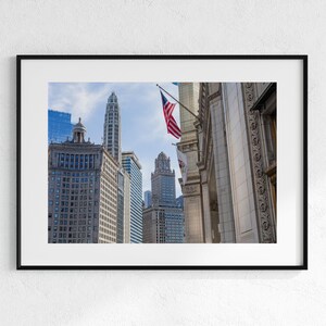 Chicago Spires Wrigley Building | Chicago Printable Wall Art | Chicago Digital Download