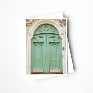 5 Tarjetas con sobres / Puerta del distrito 7 48 Impresión fotográfica / Papelería / Arte de viaje / Postal / Puerta de París / Arte de Europa