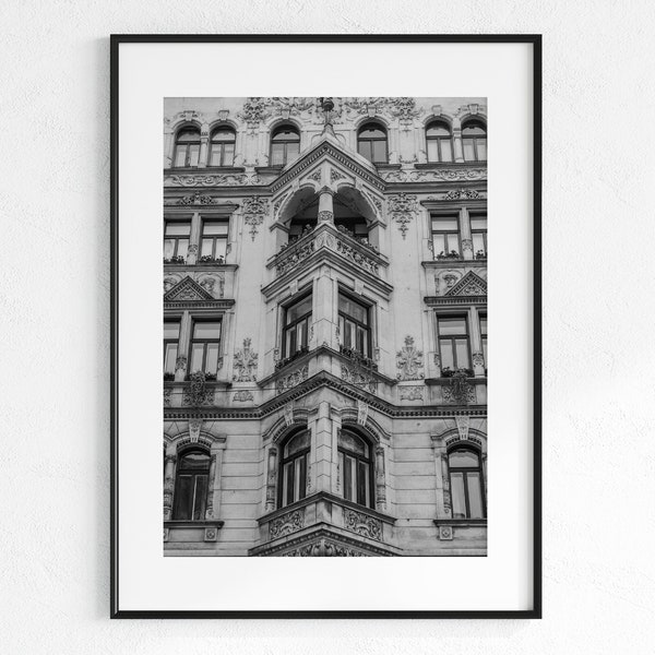 BW Vienna Architecture | Photo Print | Travel Photography | Travel Art | Wall Decor | Vienna | Austria | Europe Art