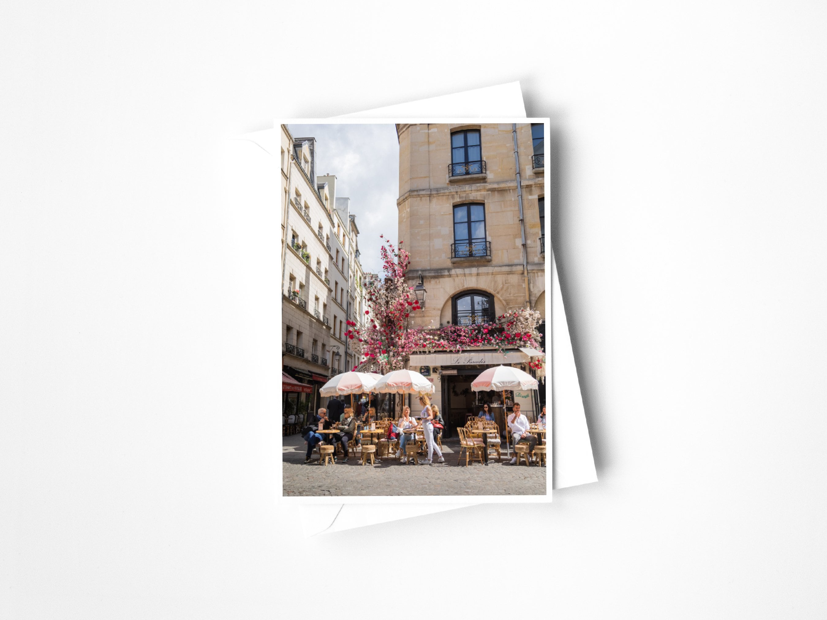 Le Paradis | 5 Notecards with Envelopes | Stationery | Travel Art | Postcard | Chatelet | Fourth Arrondissement | Europe Art